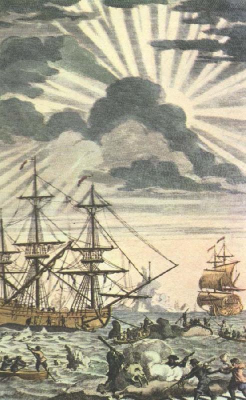 william r clark brittiska valfangare i arbete pa gronland omkring 1720 china oil painting image
